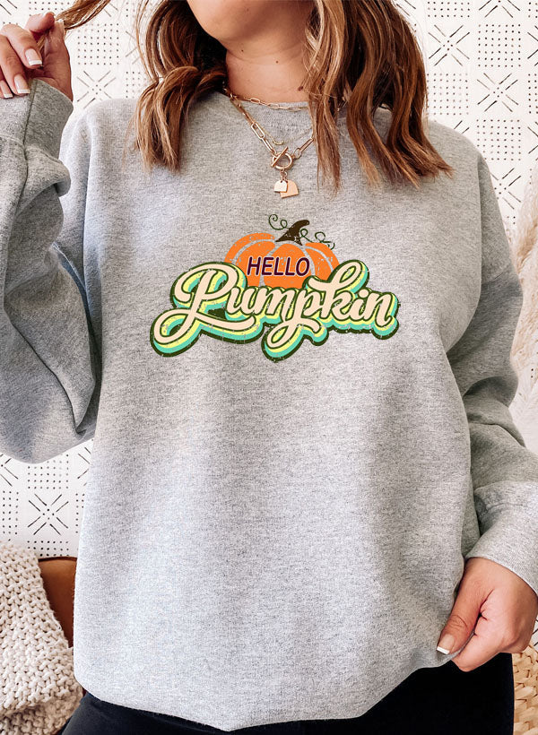 Hallo Kürbis – Sweatshirt (Unisex)