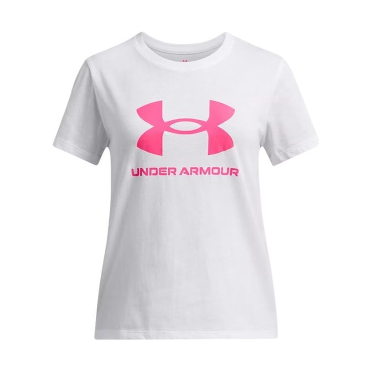 Kinder Kurzarm-T-Shirt Big Logo in Weiß von Under Armour