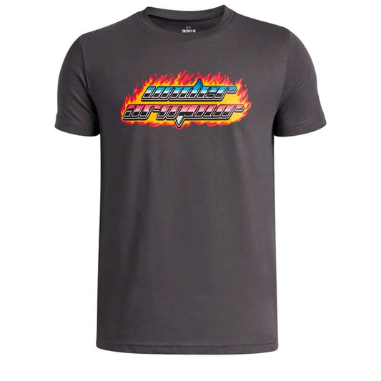 Kinder Kurzarm-T-Shirt Flame WM SS in Grau von Under Armour
