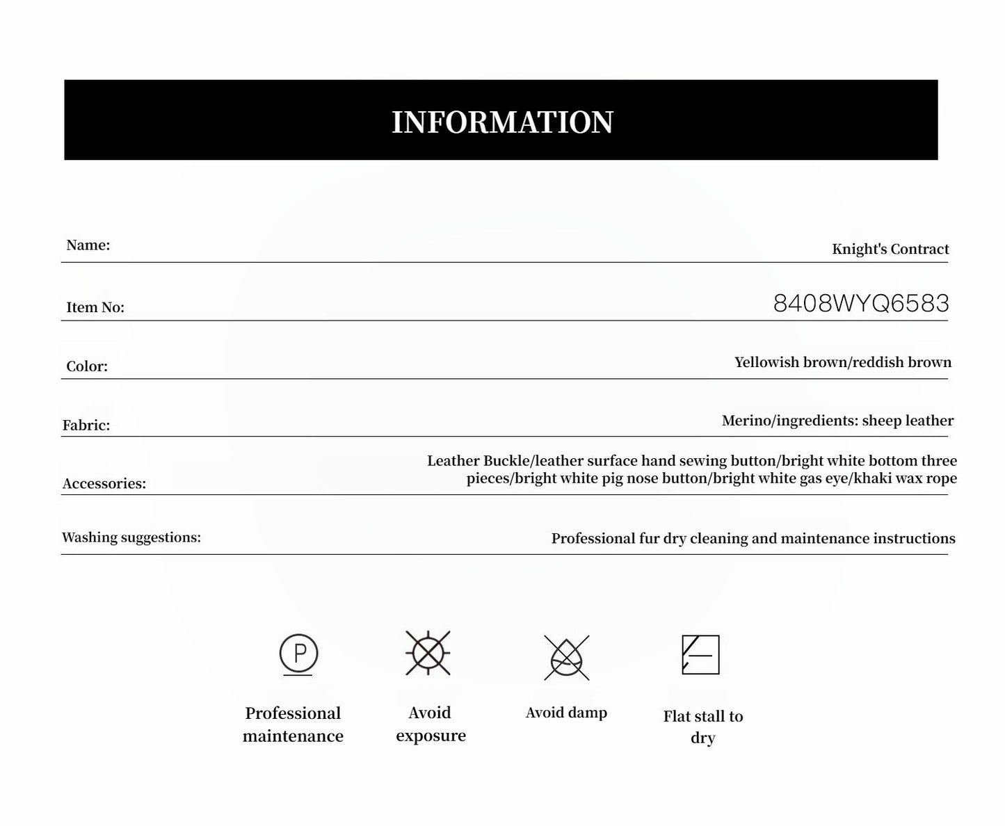 "Knight's Contract" Merinowoll-Schaffellmantel mit Stehkragen aus Pelz