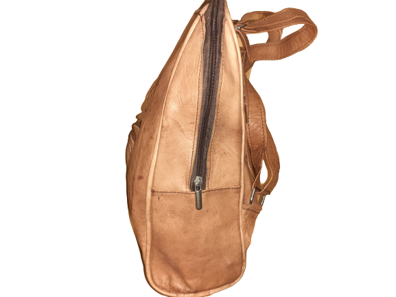 Schulrucksack mit Sonnen-Motiv – Handgefertigt in Marokko