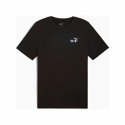 Herren Kurzarm-T-Shirt Graphics Puma Sports Club in Schwarz von Puma