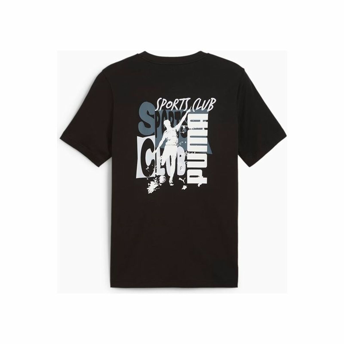 Herren Kurzarm-T-Shirt Graphics Puma Sports Club in Schwarz von Puma