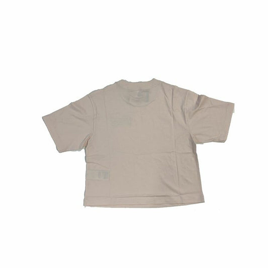 Damen Kurzarm-T-Shirt Puma Script in Beige von Puma