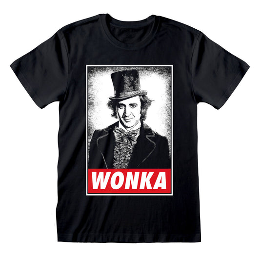 Unisex T-Shirt Willy Wonka WONKA Black