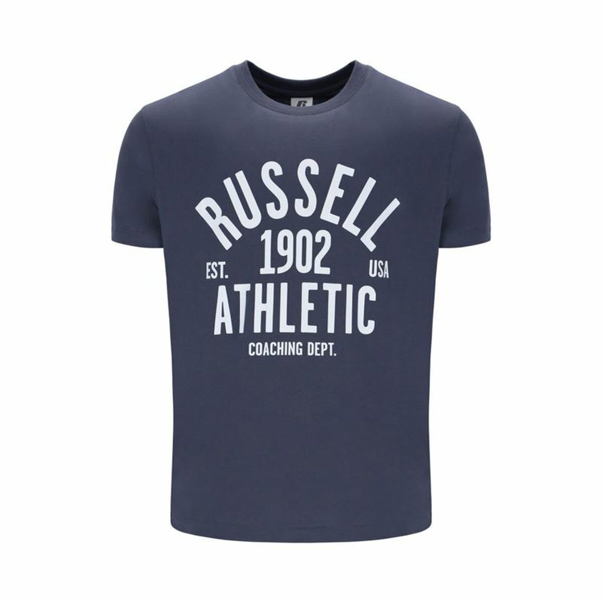 Herren Kurzarm-T-Shirt in Grau von Russell Athletic