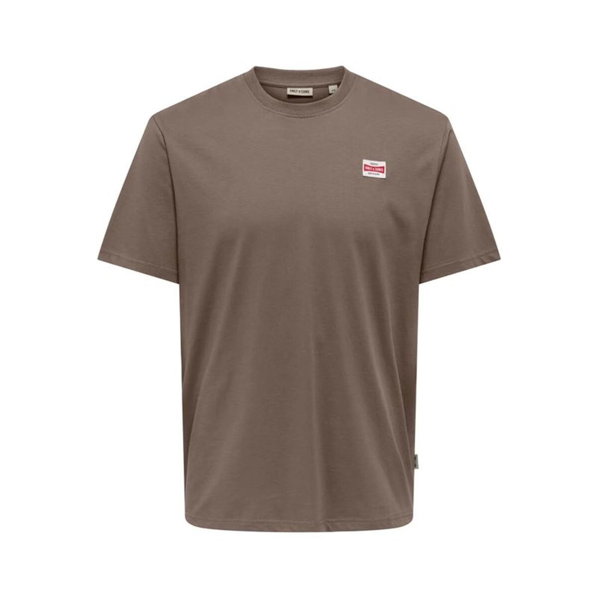 Herren T-Shirt Only & Sons ONSDAWSON REG SS VD FALCON Light Brown