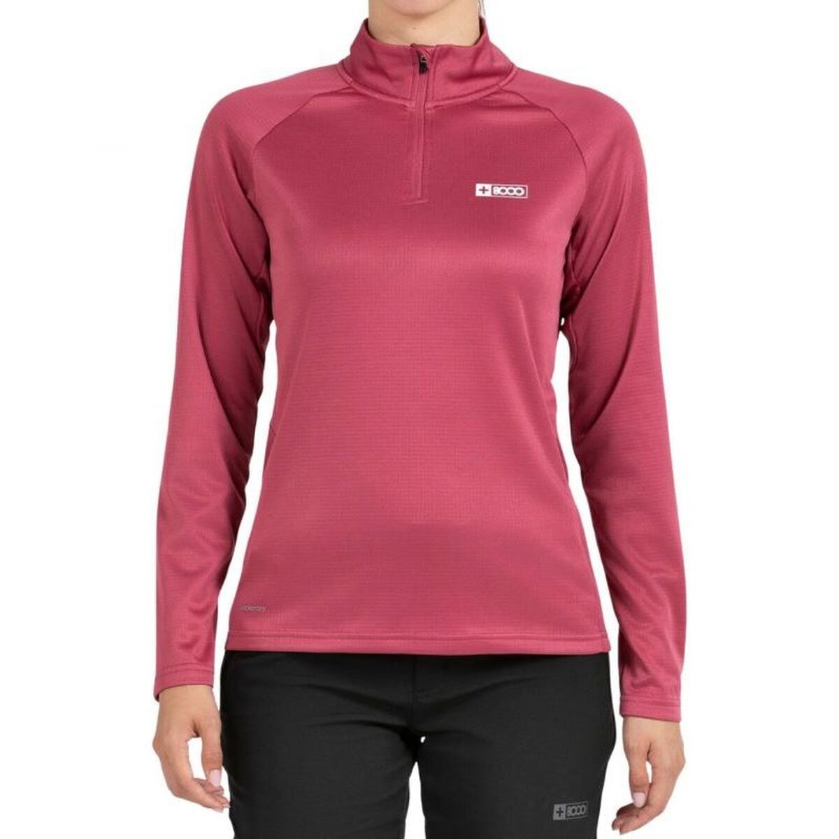 Damen Langarm-Shirt +8000 LUA Crimson Red