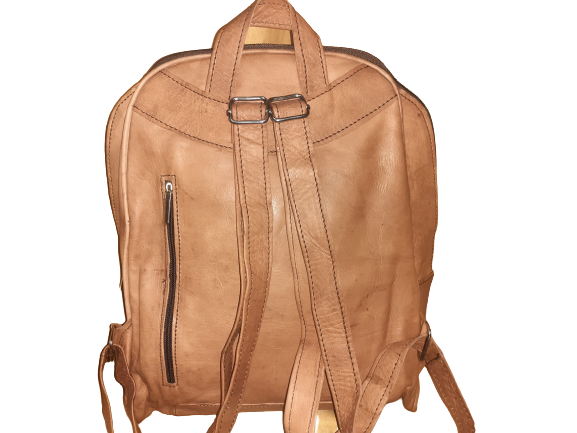 Schulrucksack mit Sonnen-Motiv – Handgefertigt in Marokko