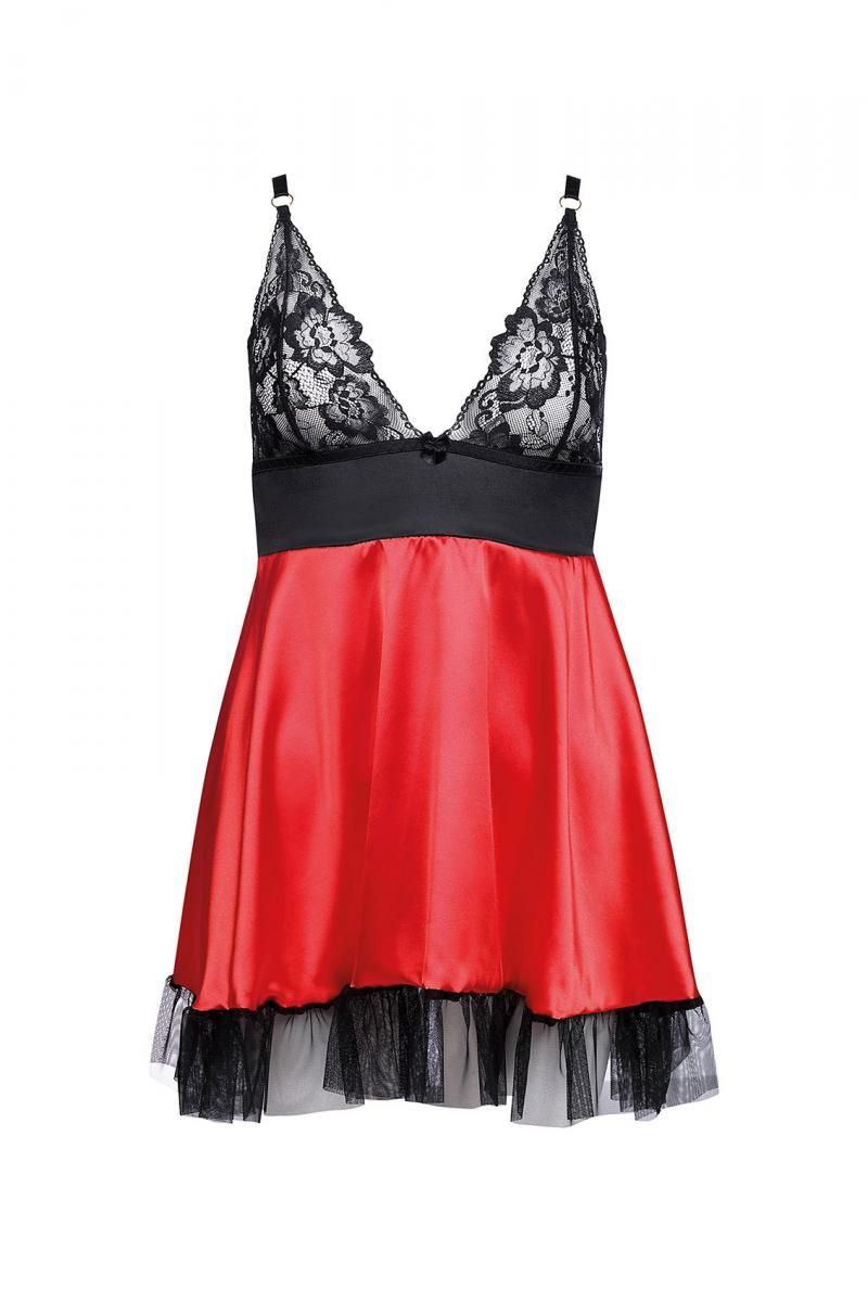 Schwarz/Rotes Chemise AA052280 – 2XL/3XL
