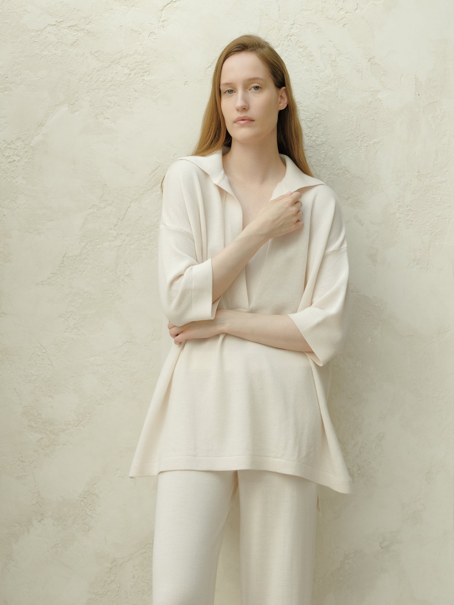 Extrafeines Merino-Woll Maxi-Polo
