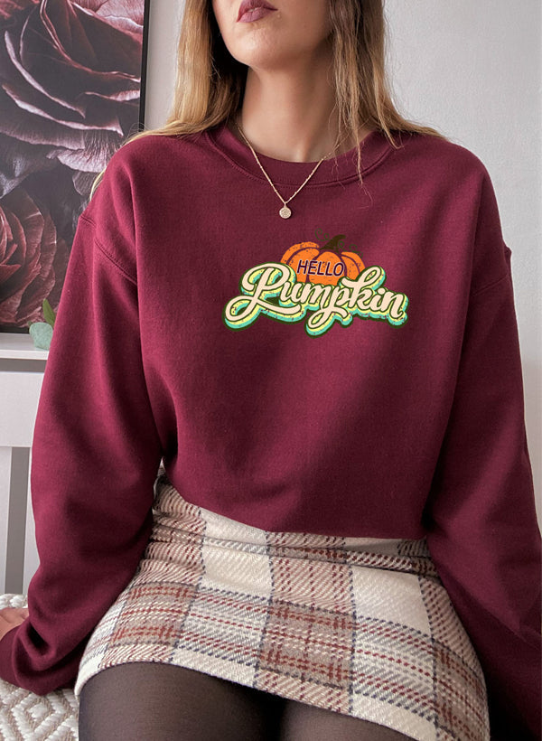 Hallo Kürbis – Sweatshirt (Unisex)