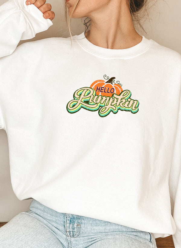 Hallo Kürbis – Sweatshirt (Unisex)