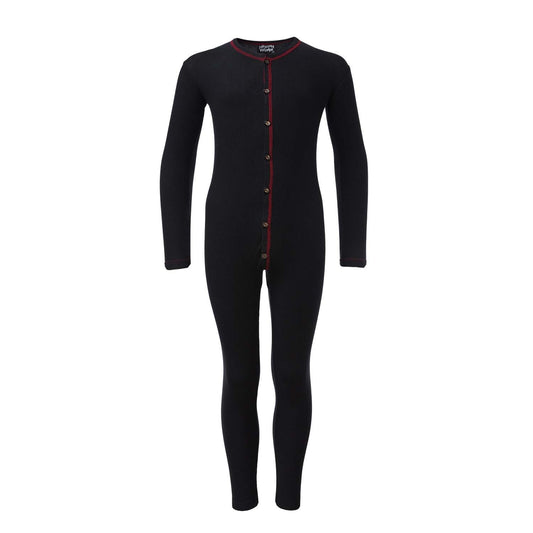 Schwarzer Kinder-Romper
