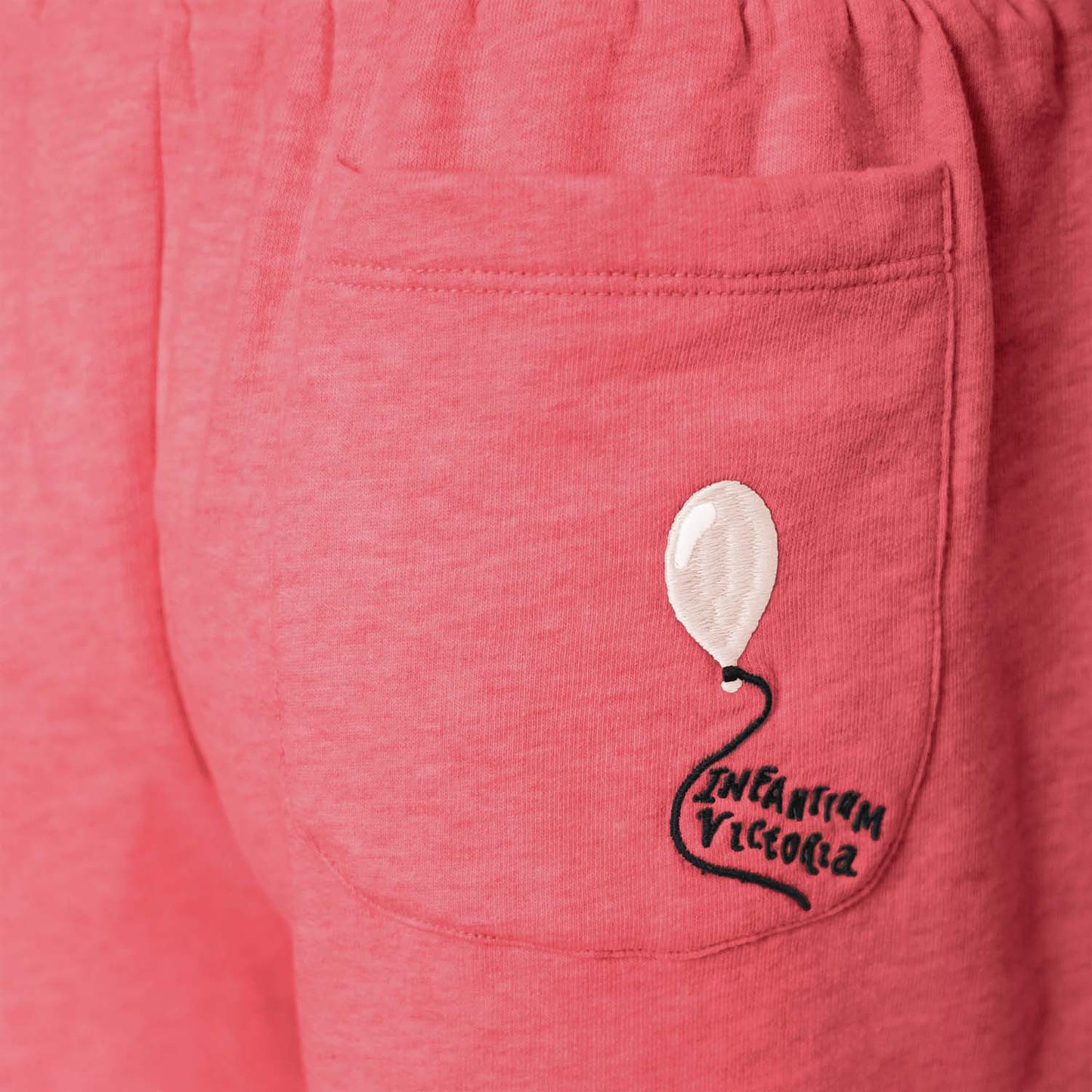 Rote Sweat-Shorts für Mädchen und Jungen