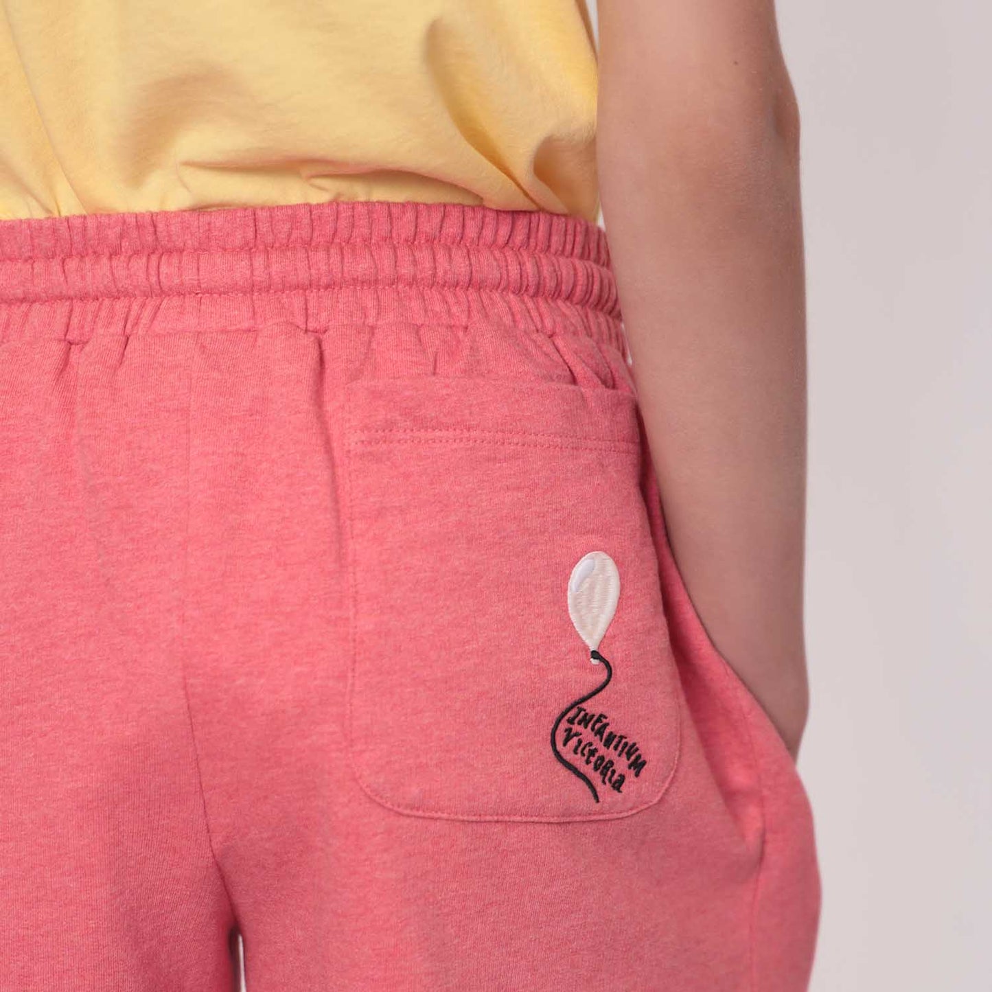 Rote Sweat-Shorts für Mädchen und Jungen