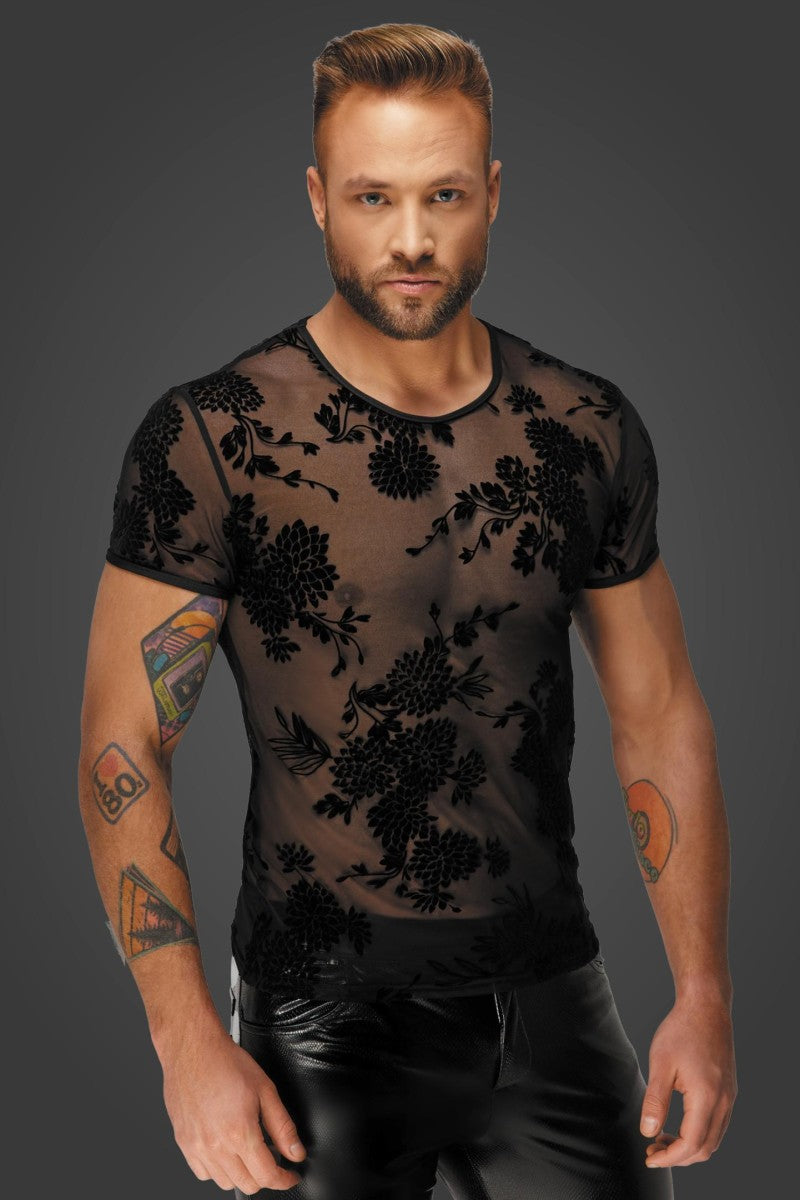 Flower Flock T-Shirt H073 – 3XL