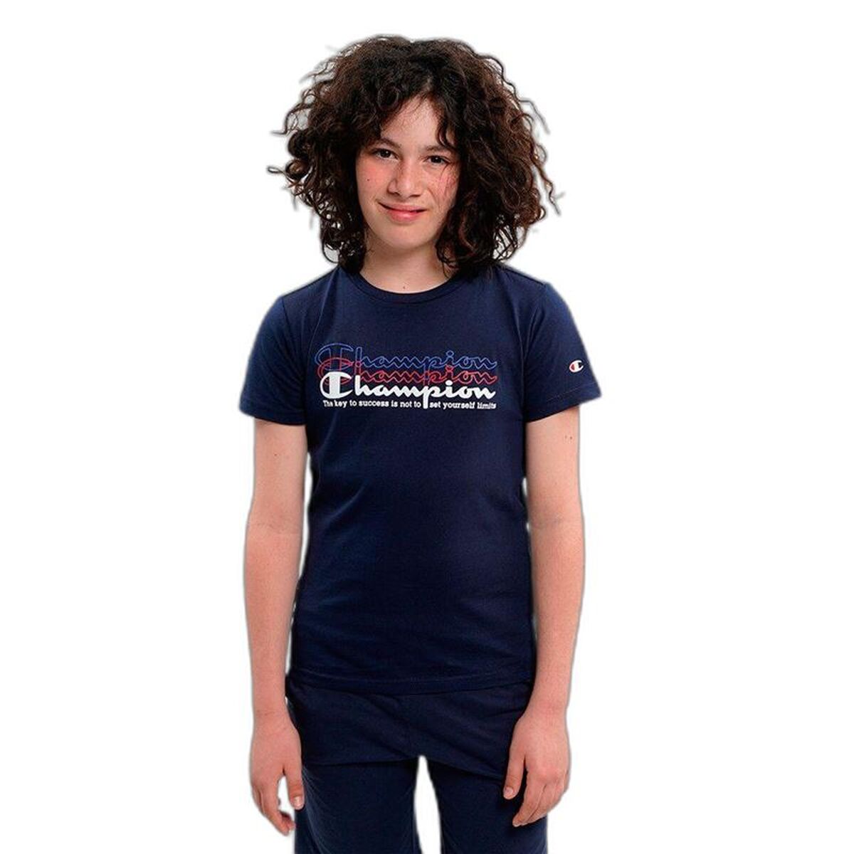 Kinder T-Shirt Champion CREWNECK Blue