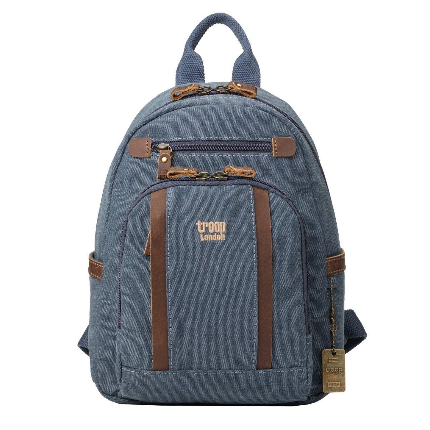 Kleiner Canvas-Rucksack mit Tablet-Fach – Troop London TRP0255