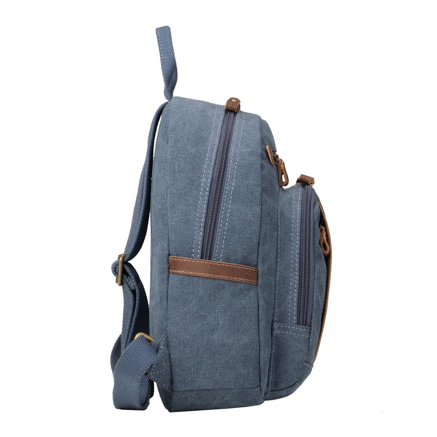 Kleiner Canvas-Rucksack mit Tablet-Fach – Troop London TRP0255