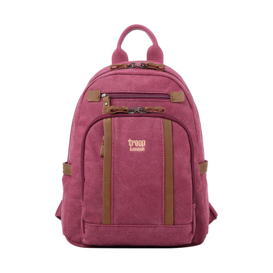 Kleiner Canvas-Rucksack mit Tablet-Fach – Troop London TRP0255