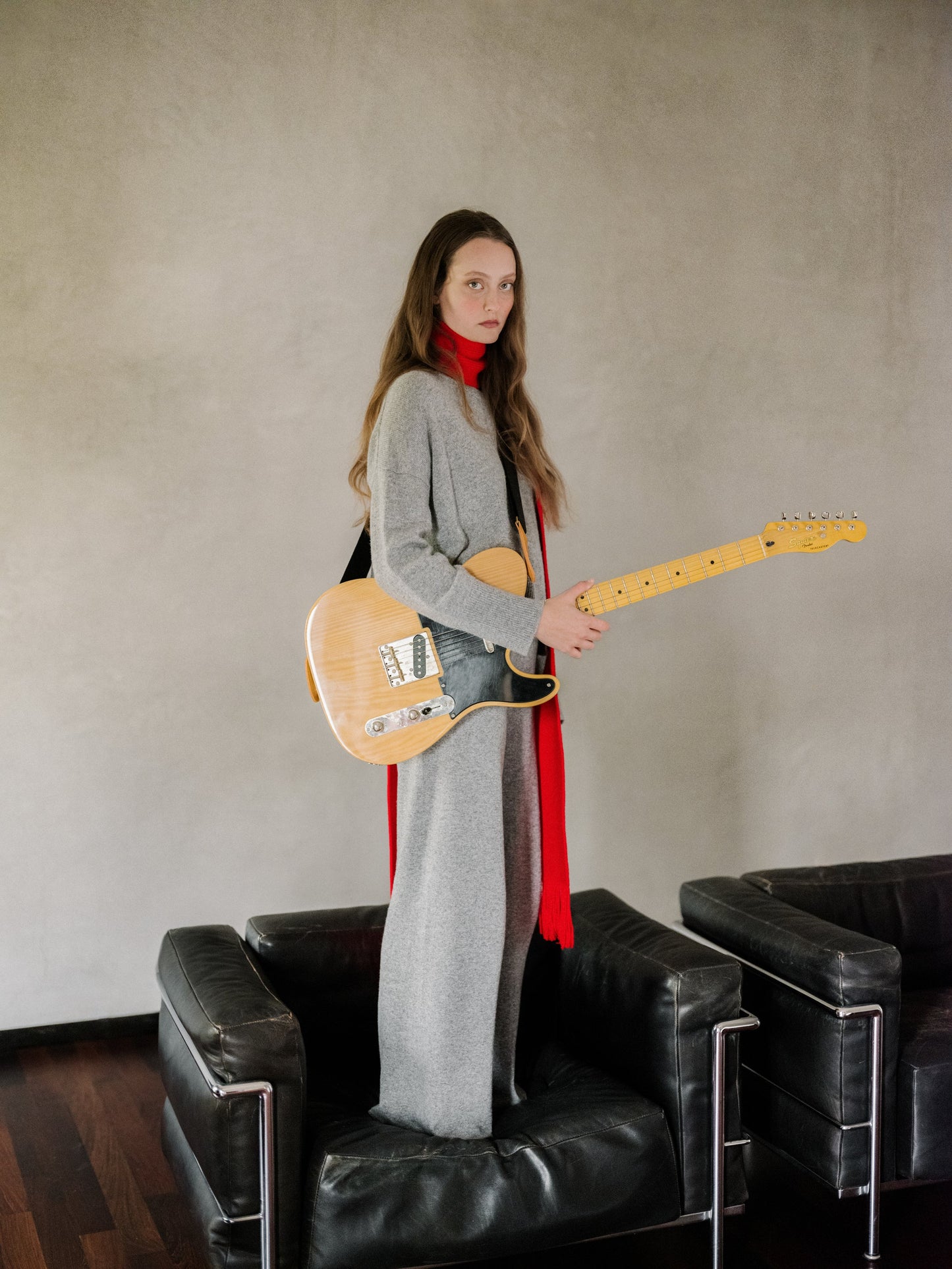 Cashmere Mix Pullover mit Rundhals – Relaxed Fit
