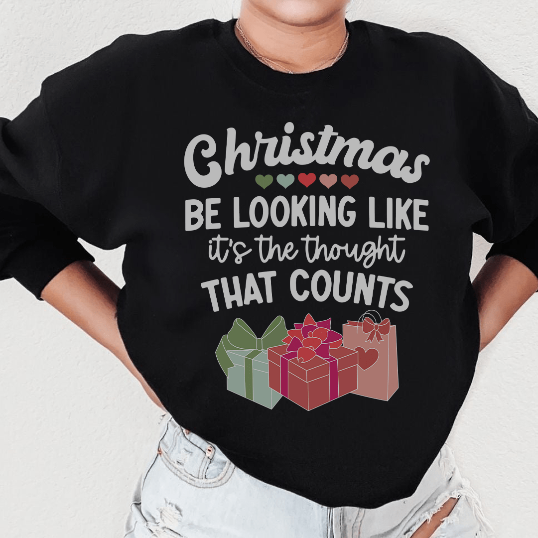 Weihnachten sieht aus wie ein Sweatshirt – Festliches Unisex T-Shirt
