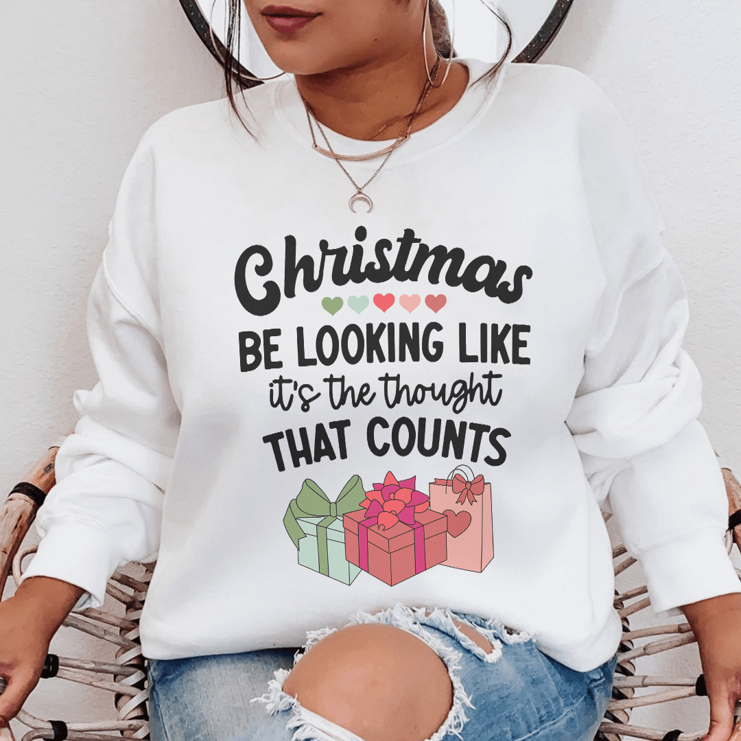 Weihnachten sieht aus wie ein Sweatshirt – Festliches Unisex T-Shirt