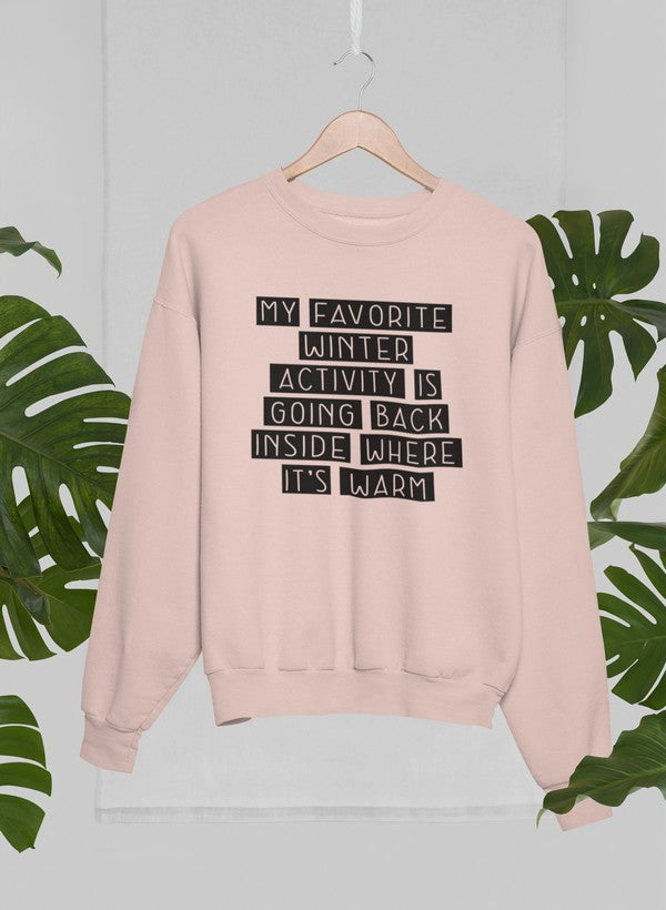 Meine Lieblings-Winteraktivität – Sweatshirt