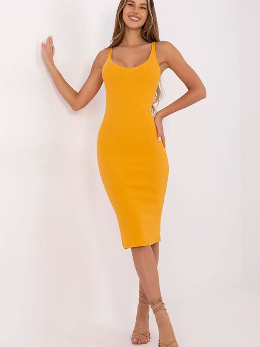 Gestreiftes Trägerkleid Pencil-Schnitt von Rue Paris