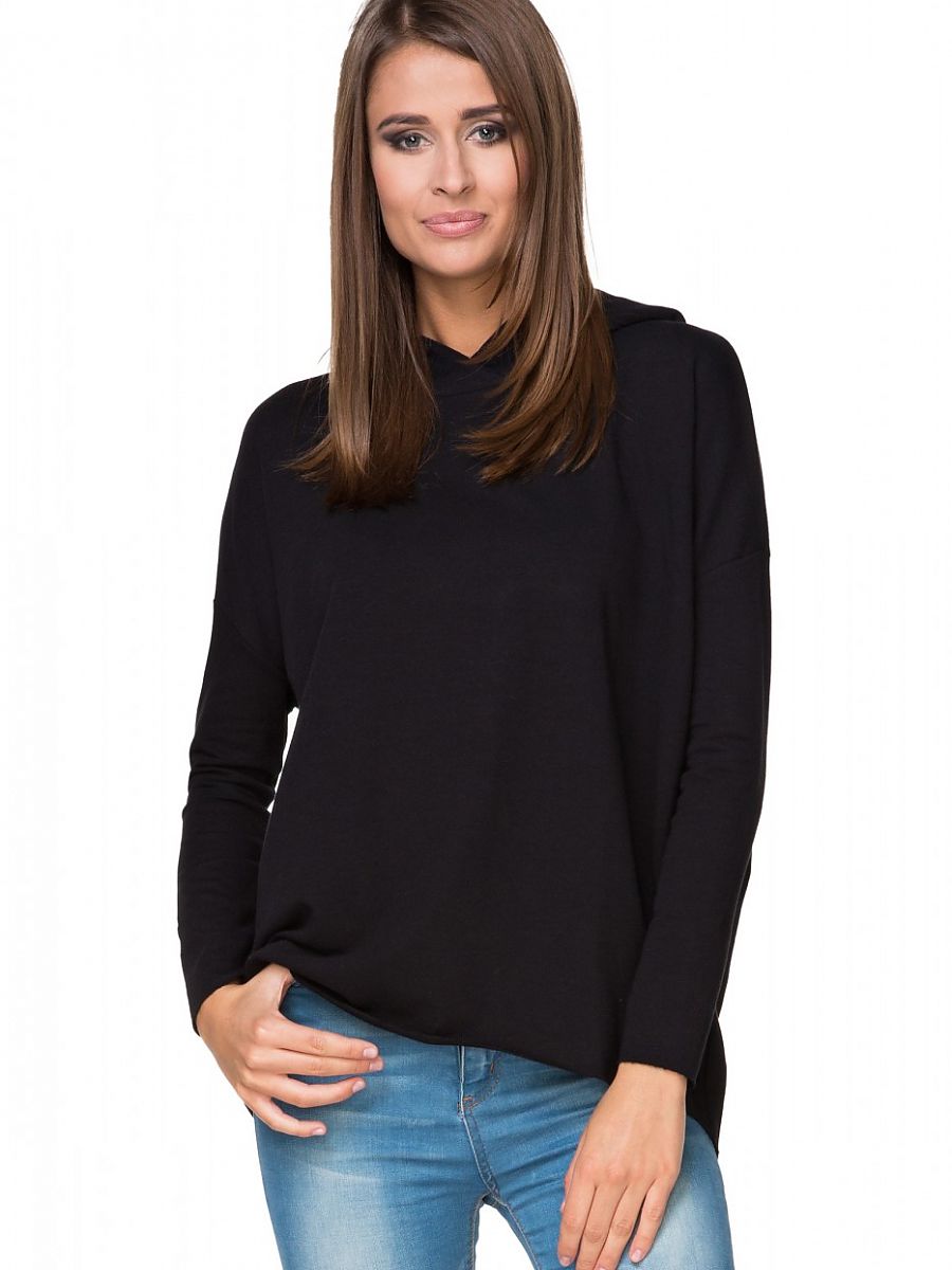 Tessita Damen Sport-Kimono Sweatshirt mit Kapuze