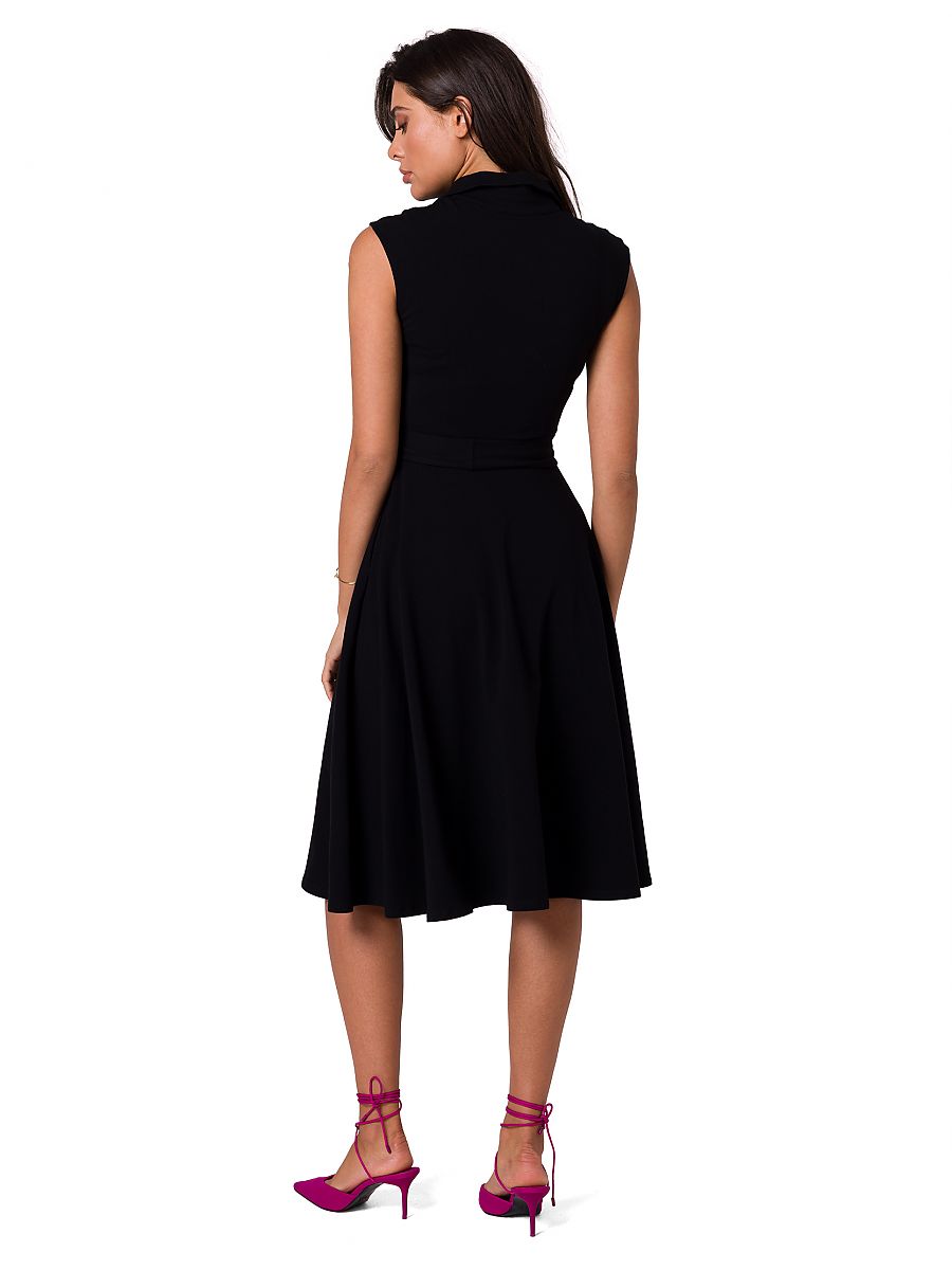 Ärmelloses Hemdblusenkleid mit Kragen von BeWear