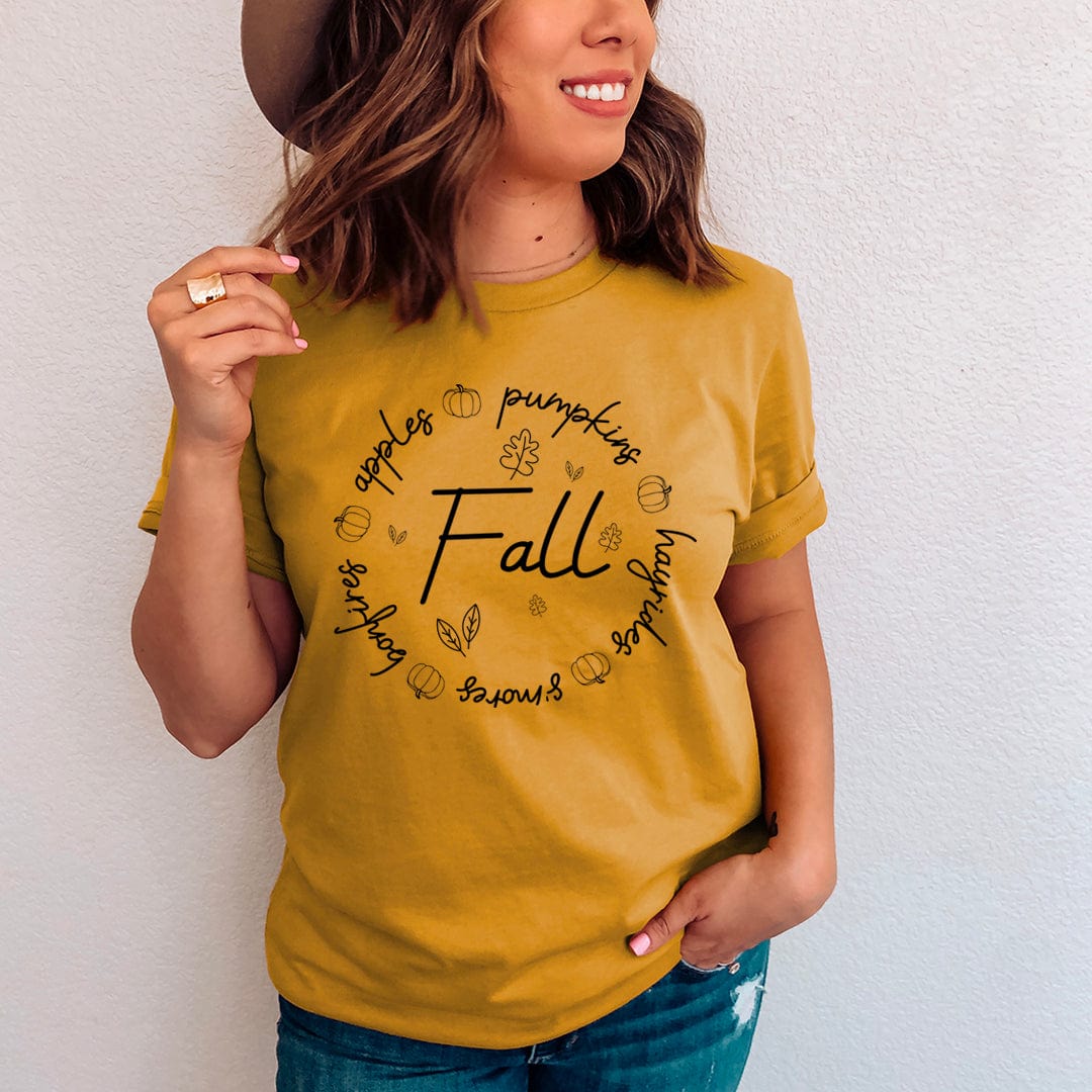 Herbstfavoriten T-Shirt – Unisex Kurzarm-Shirt
