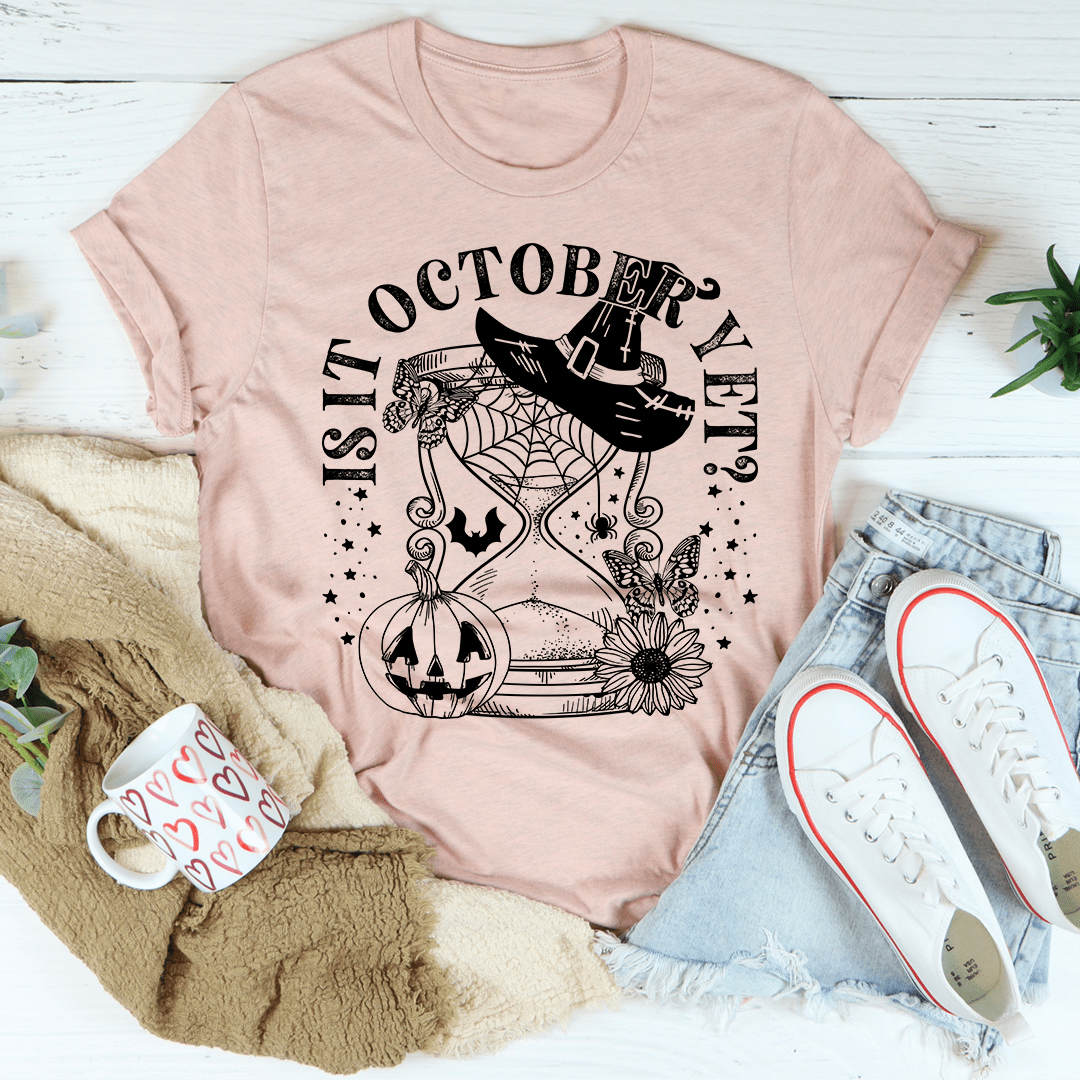 Ist es schon Oktober? Kürbis T-Shirt – Unisex Halloween Shirt