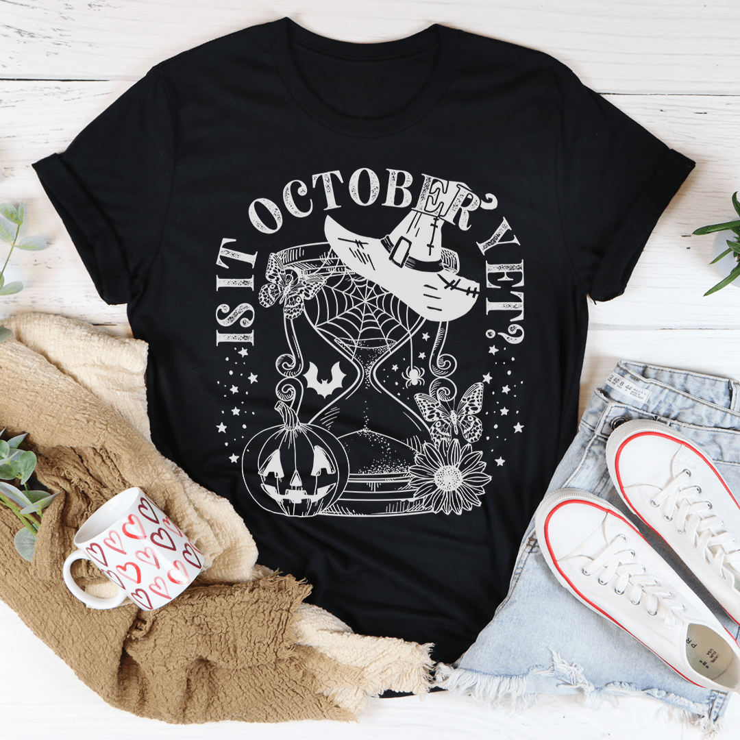 Ist es schon Oktober? Kürbis T-Shirt – Unisex Halloween Shirt