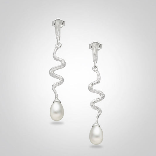 Ohrringe Wave – Wellen-Design Ohrringe