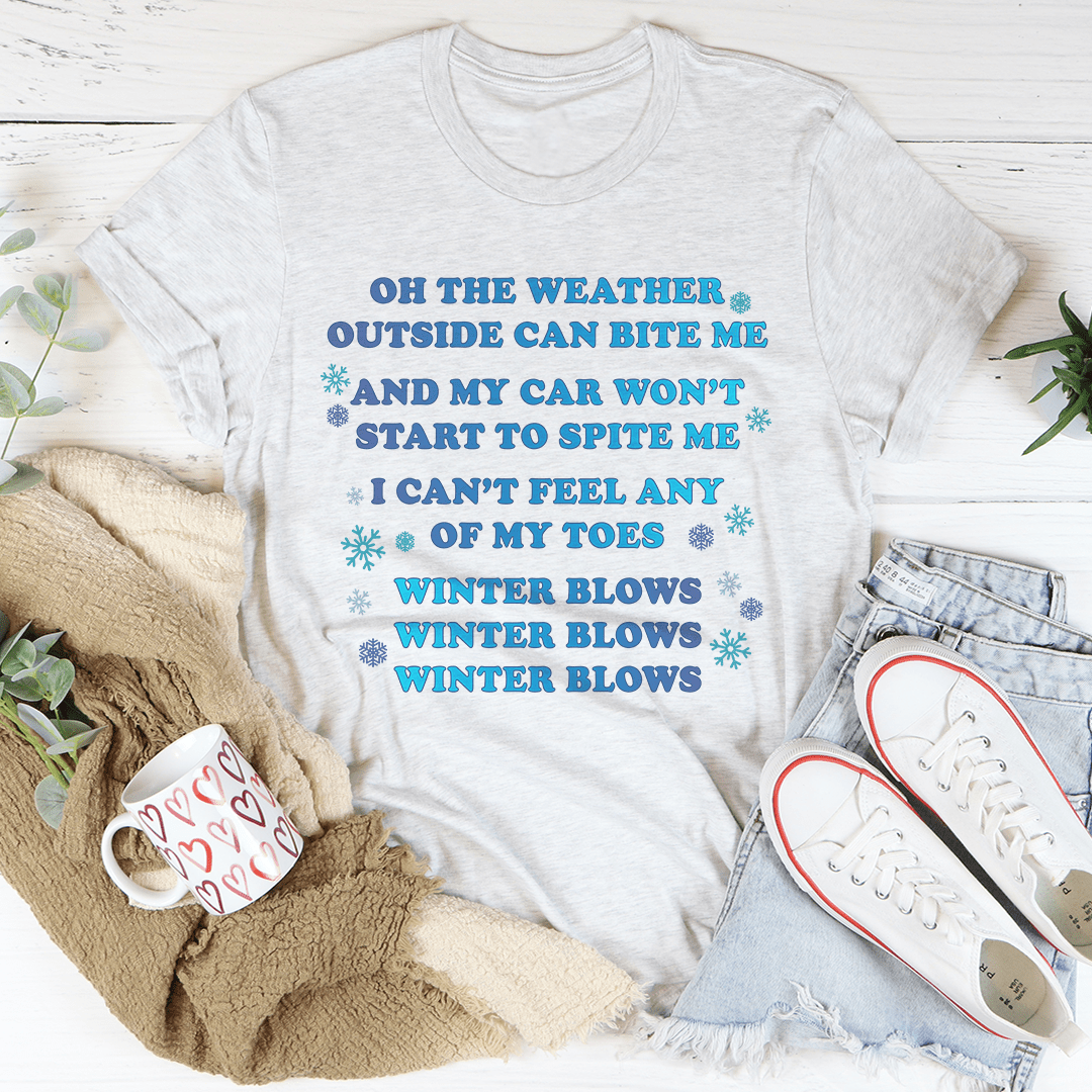 Winter nervt – T-Shirt