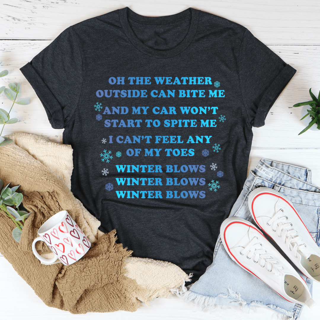 Winter nervt – T-Shirt
